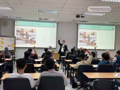 บริษัท ริโก้ (ประเทศไทย) จำกัด จัดอบรมหลักสูตร เสริมสร้างทัศนคติที่ดีเพื่อการทำงานเป็นทีมที่มีประสิทธิภาพ เมื่อวันเสาร์ที่ 28 มิถุนายน พ.ศ.2568 วิทยากร : อาจารย์ สว่าง รงคะศิริพันธ์
